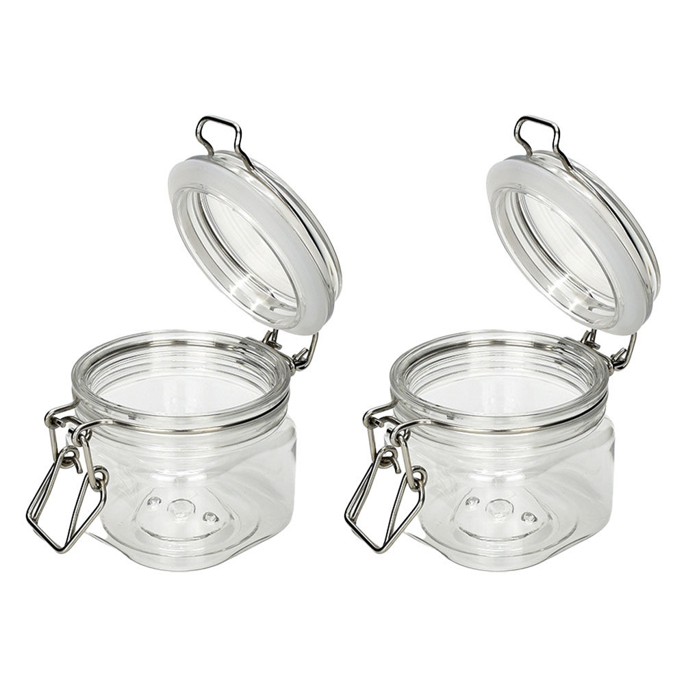 2Pcs Sealed Storage Jars Trans - Food Storage Plastic Container review and price