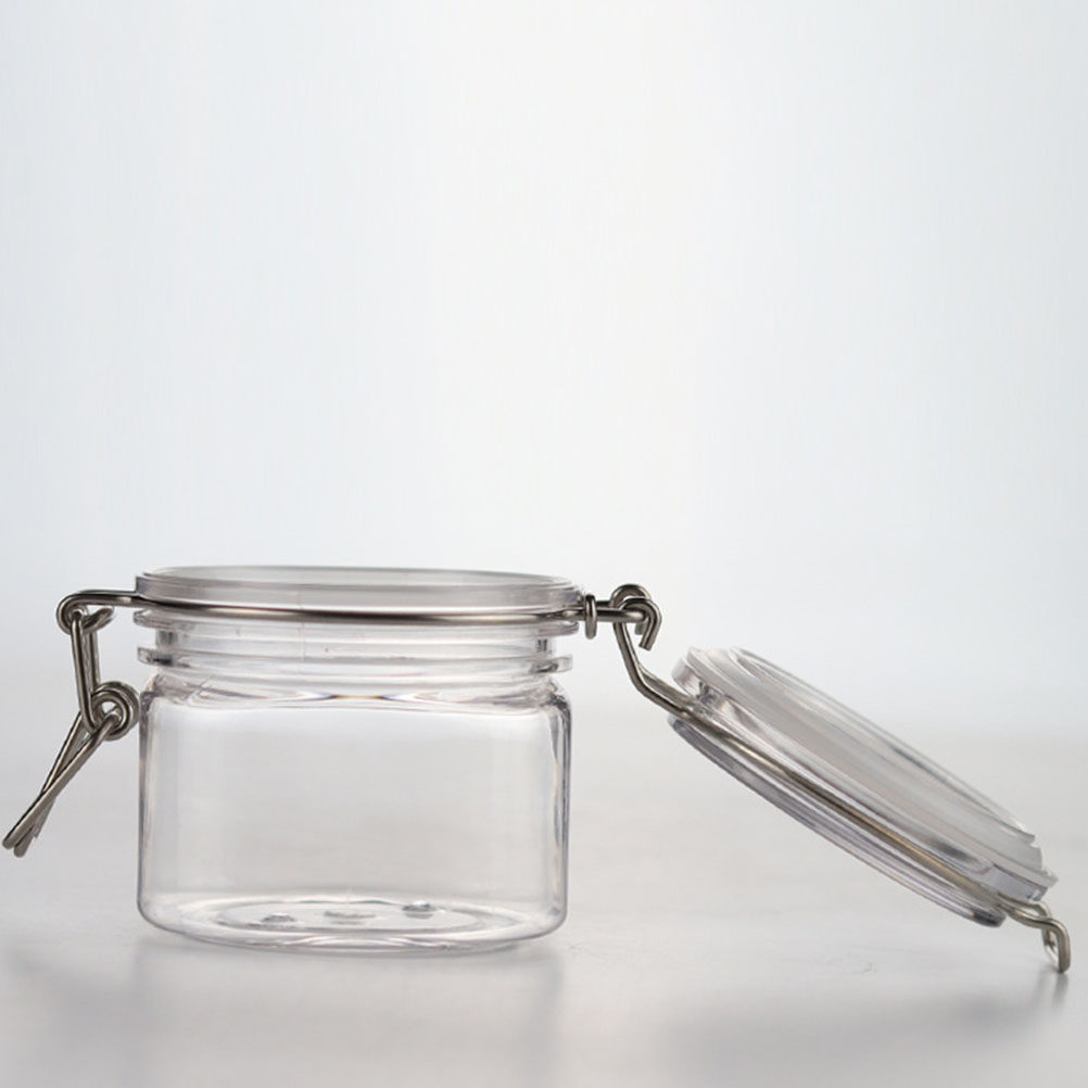 2Pcs Sealed Storage Jars Trans - Food Storage Plastic Container review and price
