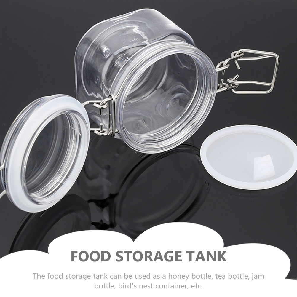 2Pcs Sealed Storage Jars Trans - Food Storage Plastic Container review and price