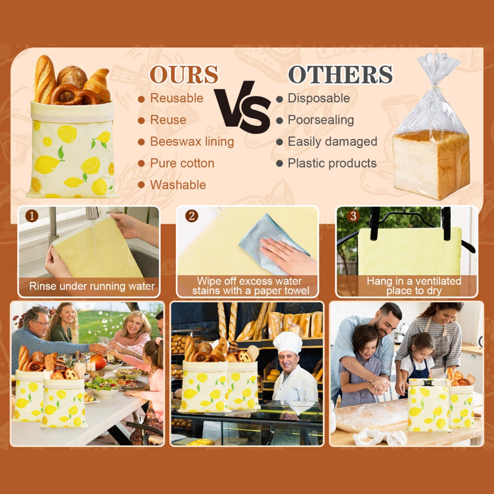 Bread Bags Reusable Reusable B - Food Storage Bag review and price