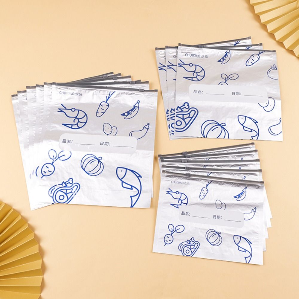 10Pcs/Bag Large Capacity Alumi - Food Storage Bag review and price