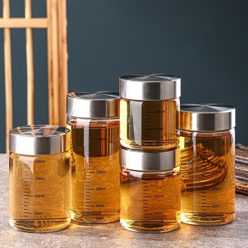 2Pcs 100-500ml Glass Storage C - Food Storage Glass Set review and price