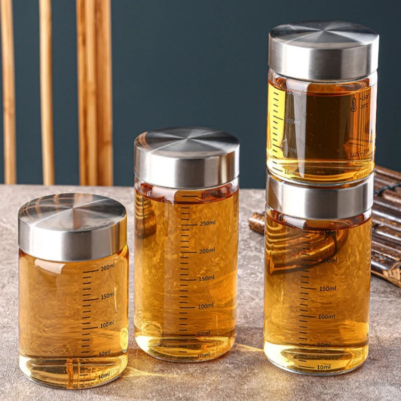 2Pcs 100-500ml Glass Storage C - Food Storage Glass Set review and price