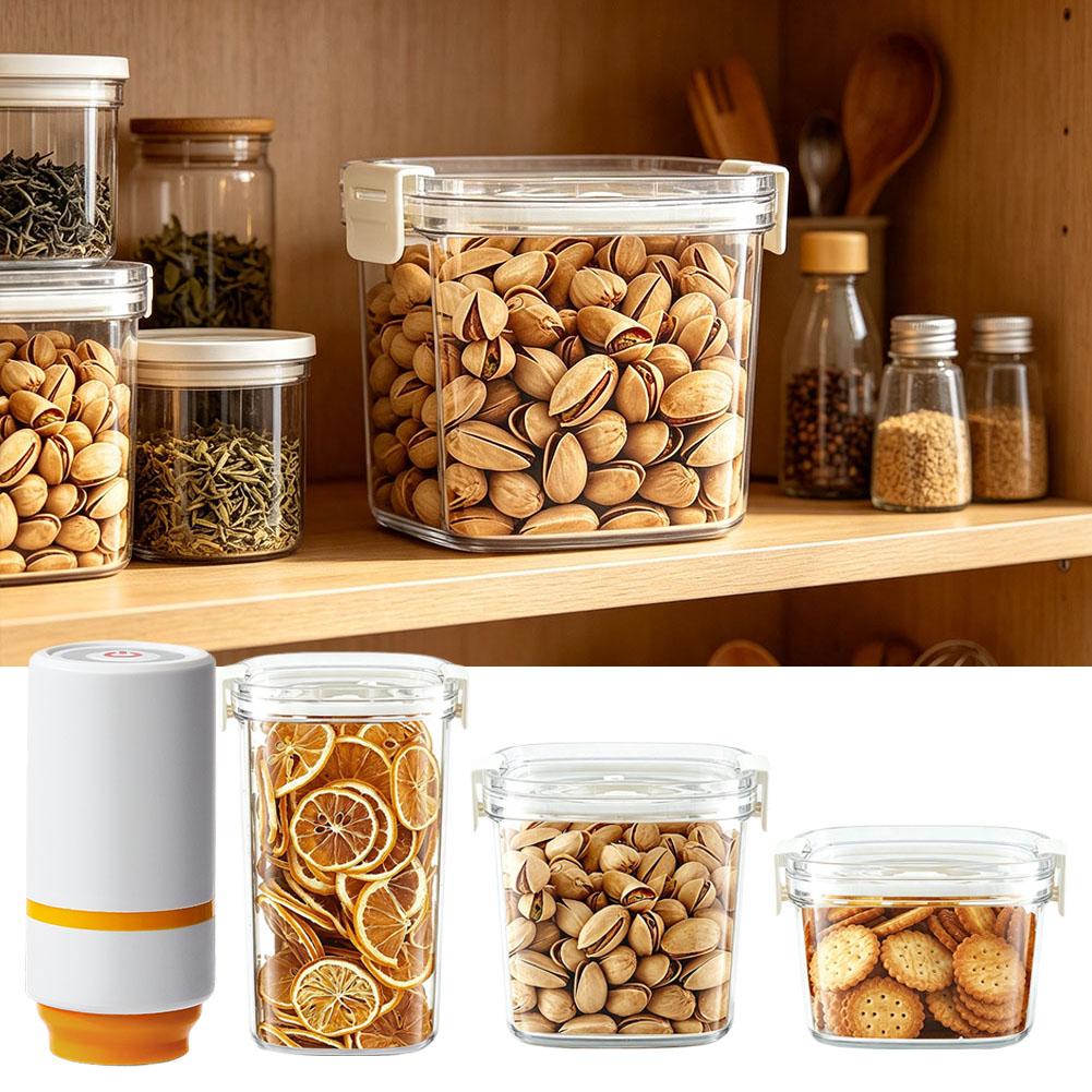 Electric Vacuum Seal Canister  - Food Storage Kitchen Container Set review and price