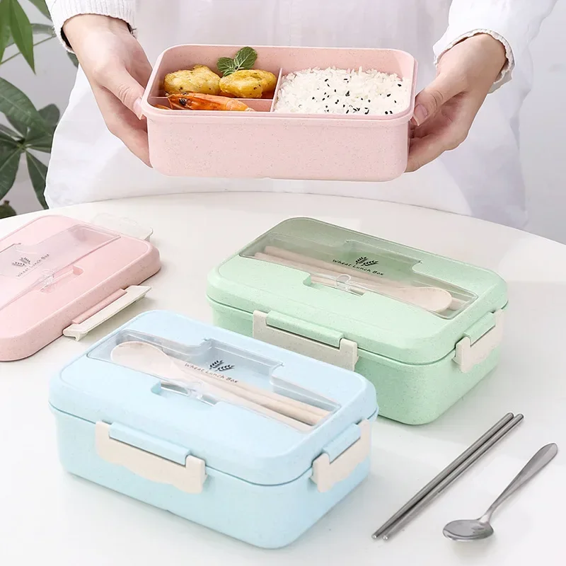 Microwave Lunch Box Wheat Stra - Glass Meal Prep Container review and price