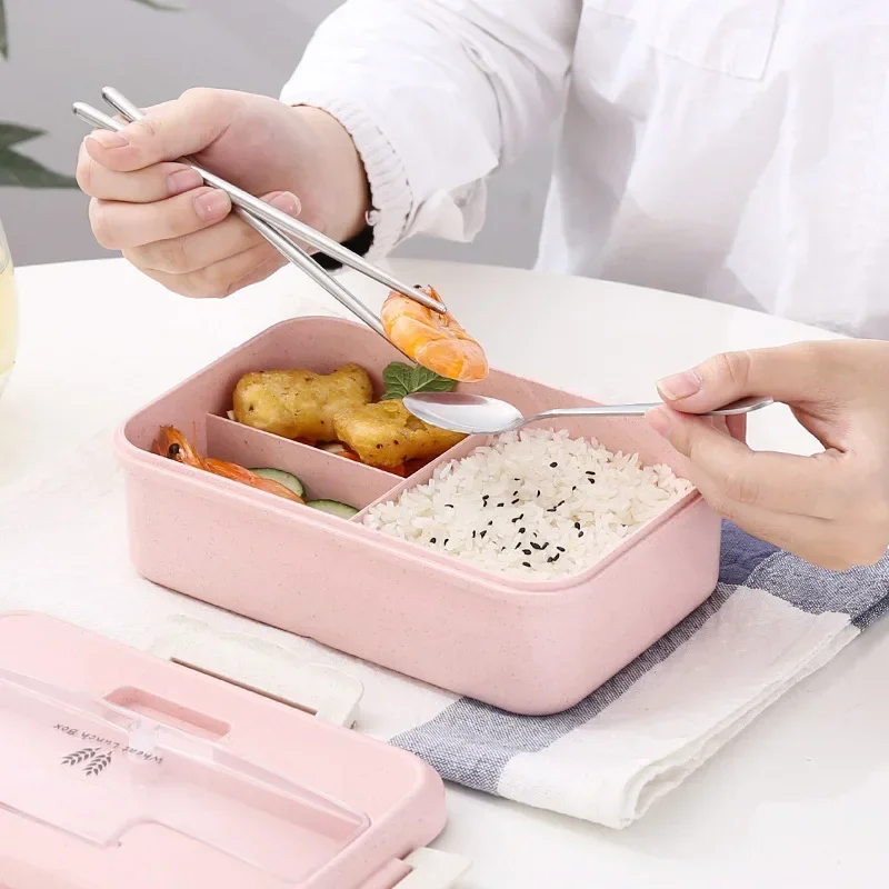 Microwave Lunch Box Wheat Stra - Glass Meal Prep Container review and price