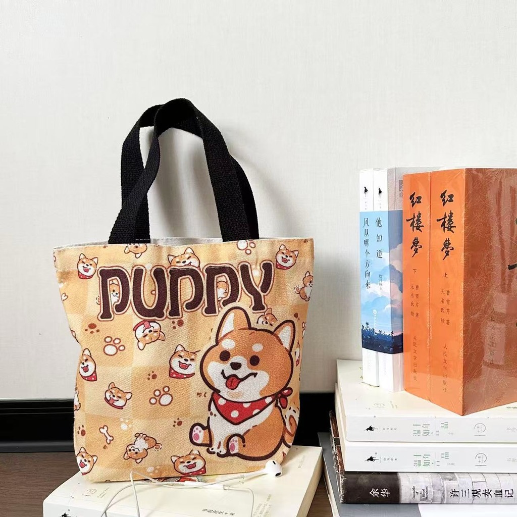 Cartoon Animal Canvas Lunch Ba - Food Storage Bag review and price