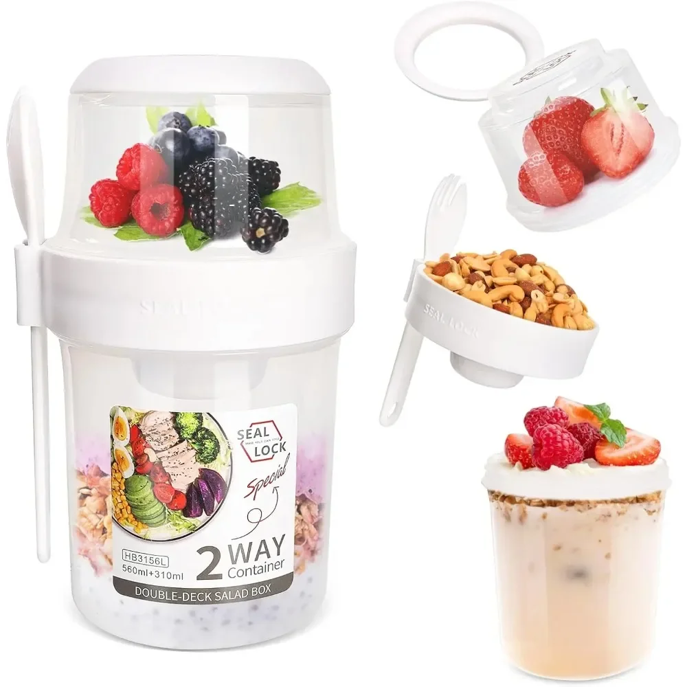 Salad Cup Breakfast Cups Porta - Food Storage Kitchen Container Set review and price