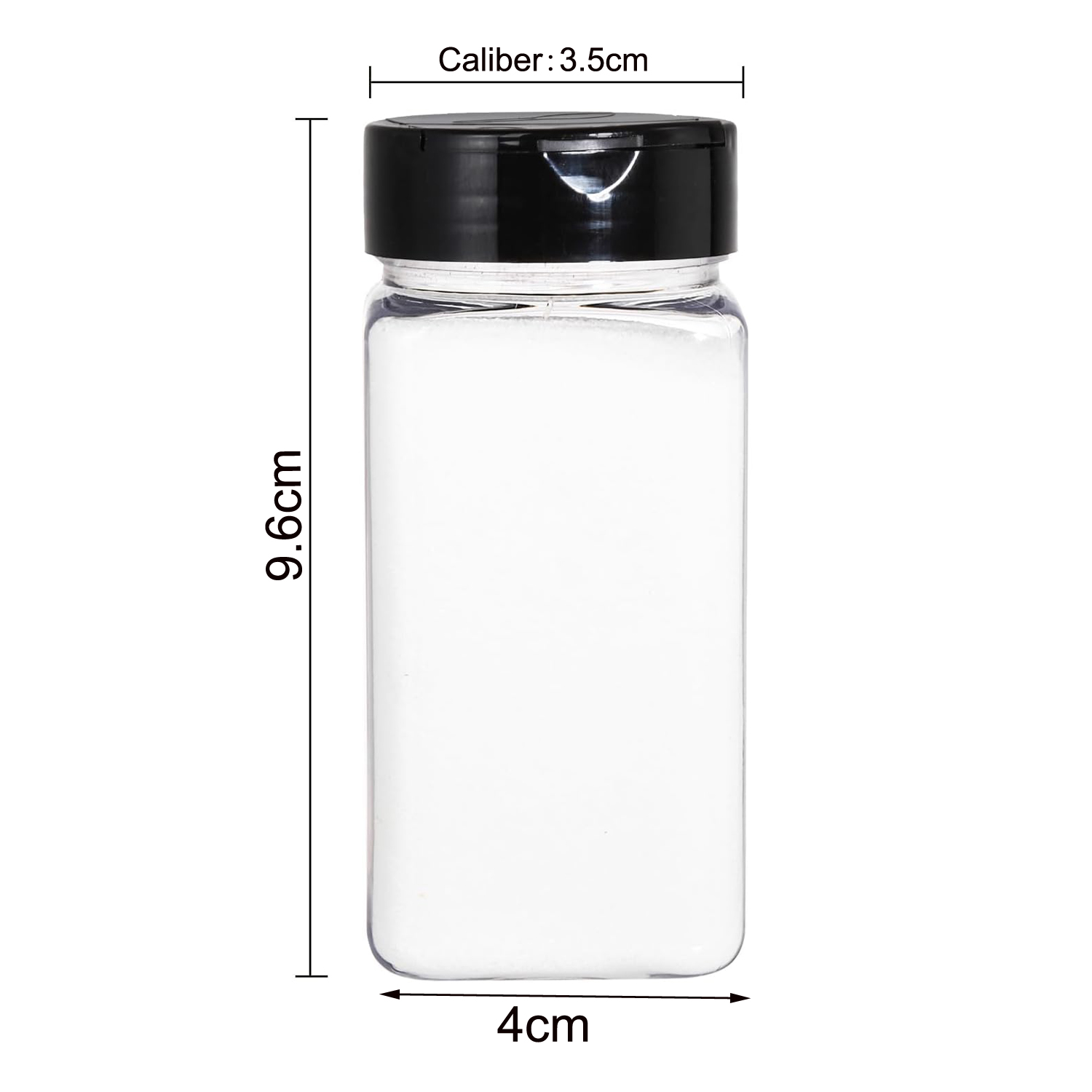 Square Large Plastic Spice Jar - Food Storage Warehouse review and price