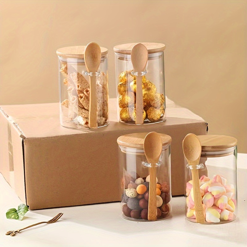 280ml Candy Jar, Biscuit Jar,  - Food Storage Glass Set review and price
