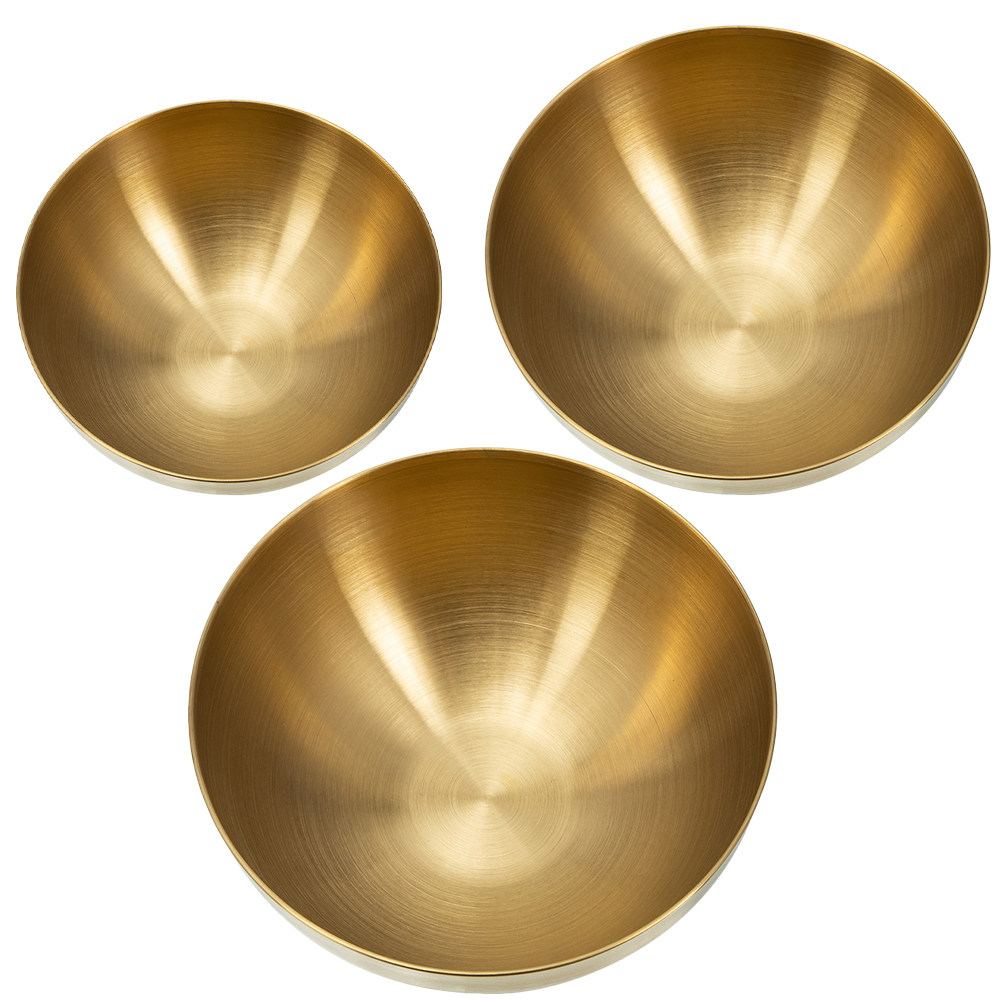 3Pcs Stainless Steel Salad Bow - Food Storage Kitchen Container Set review and price