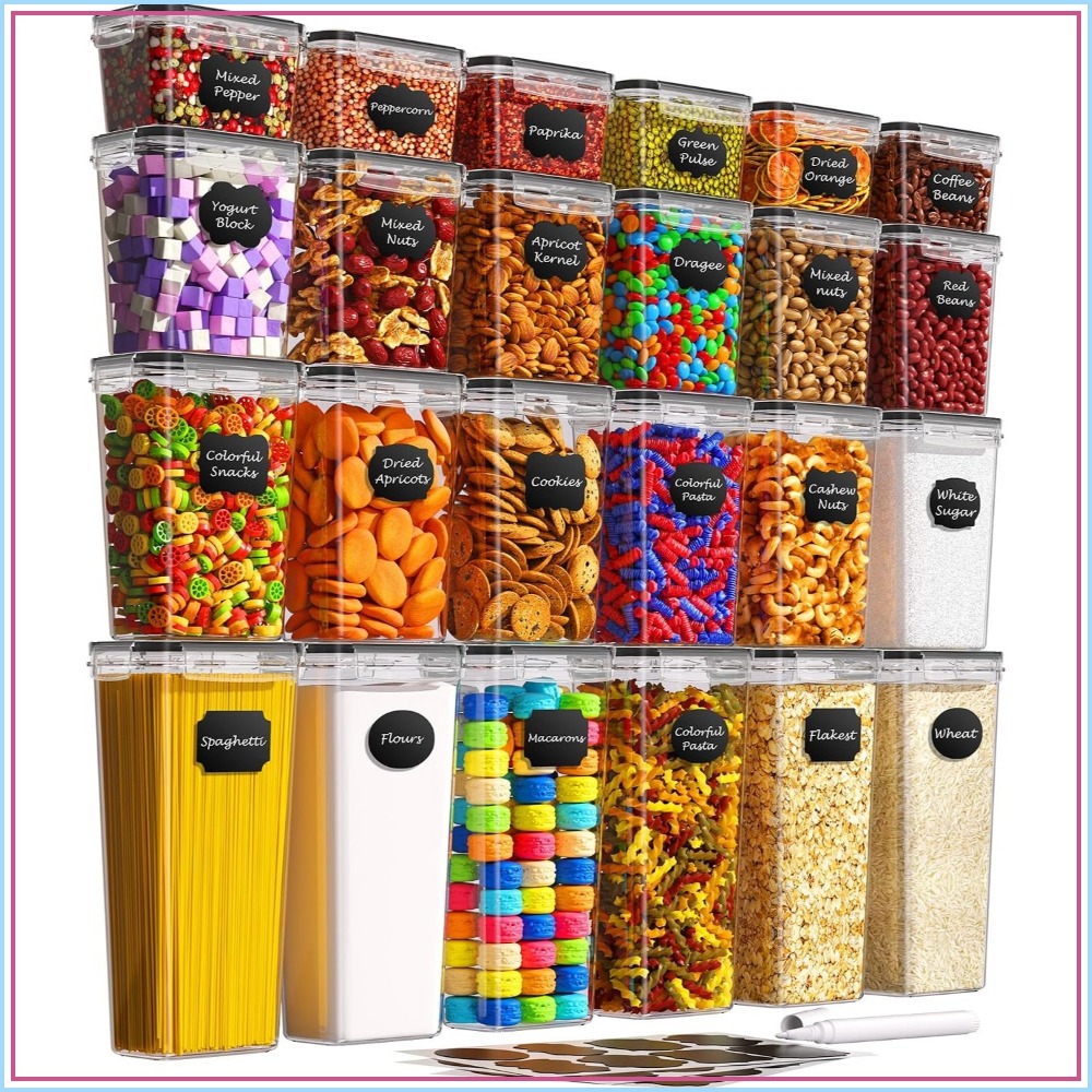 24 PCS Airtight Food Storage C - Food Storage Plastic Container review and price