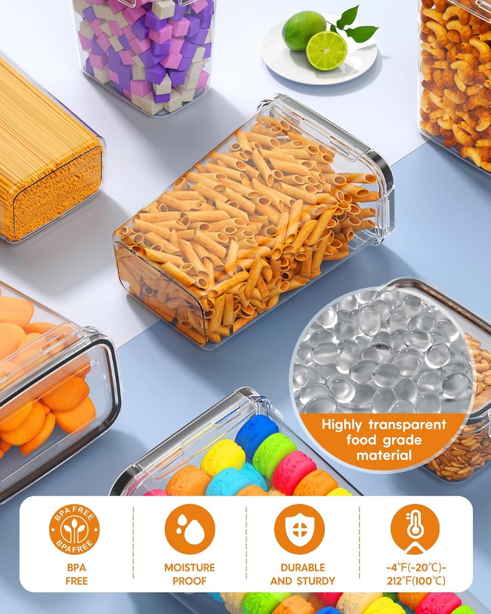 24 PCS Airtight Food Storage C - Food Storage Plastic Container review and price