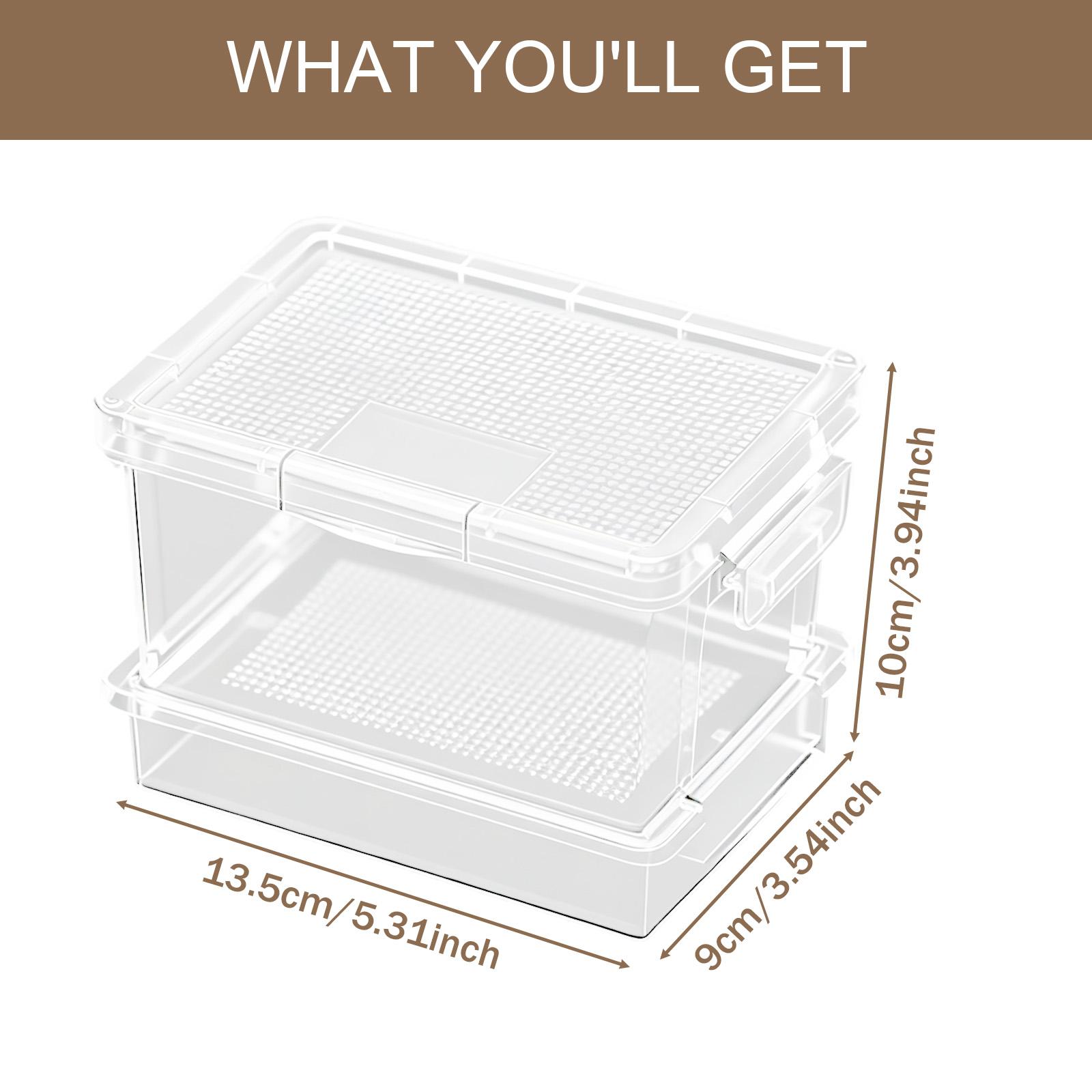 Plastic Turtle Feeder Reptile  - Food Storage Boxes review and price
