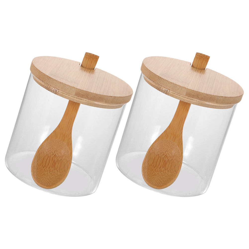 2Sets Clear Glass Seasoning Co - Food Storage Kitchen Container Set review and price