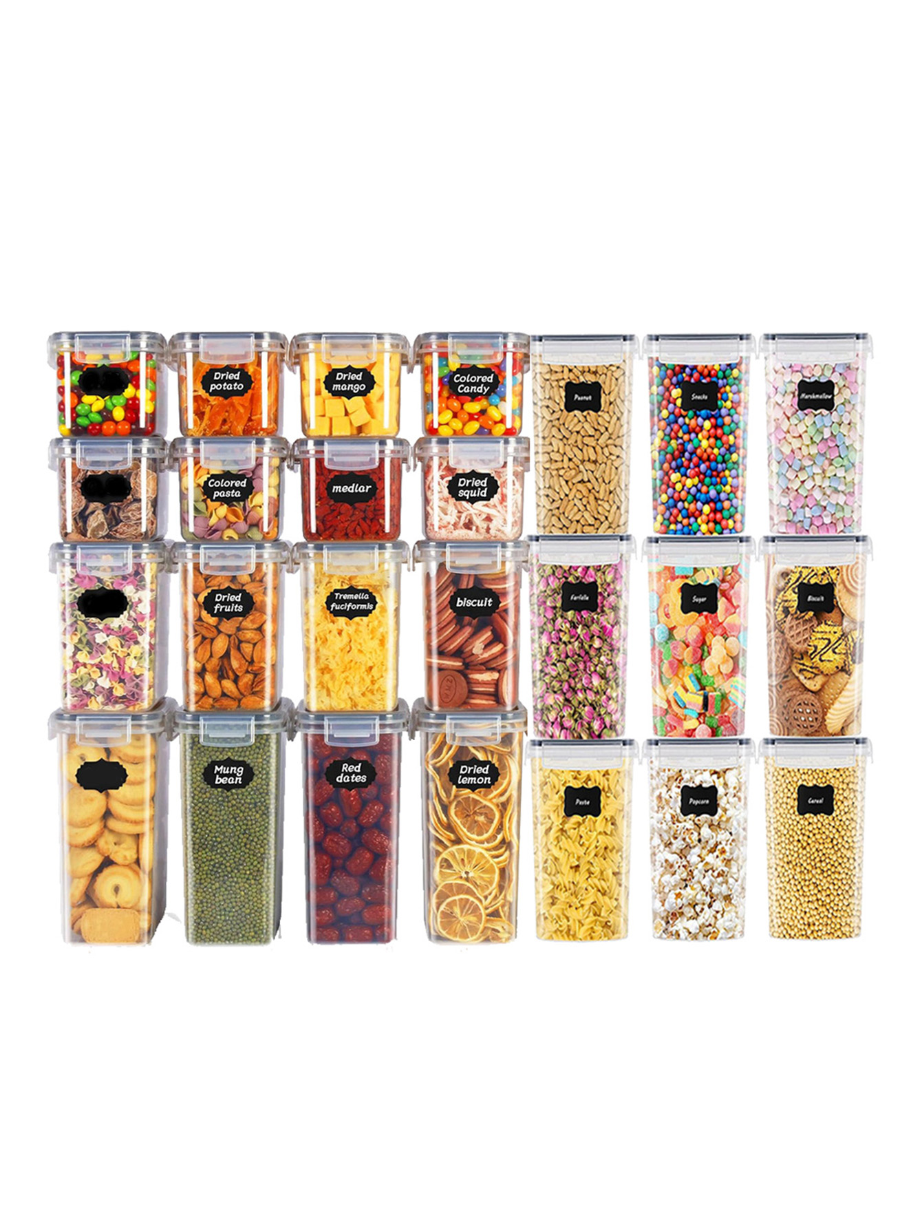 48pcs, Sealed Food Storage Con - Food Storage With Colander review and price