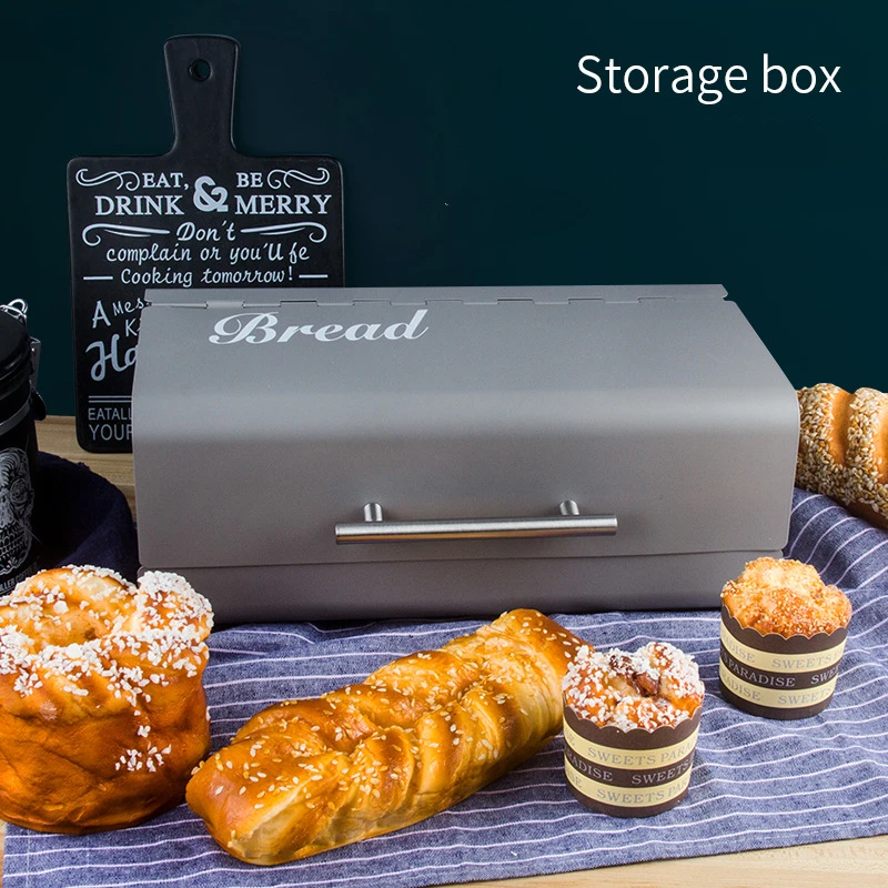 Vintage Metal Bread Box with F - Food Storage Non Toxic review and price