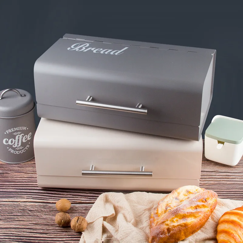 Vintage Metal Bread Box with F - Food Storage Non Toxic review and price