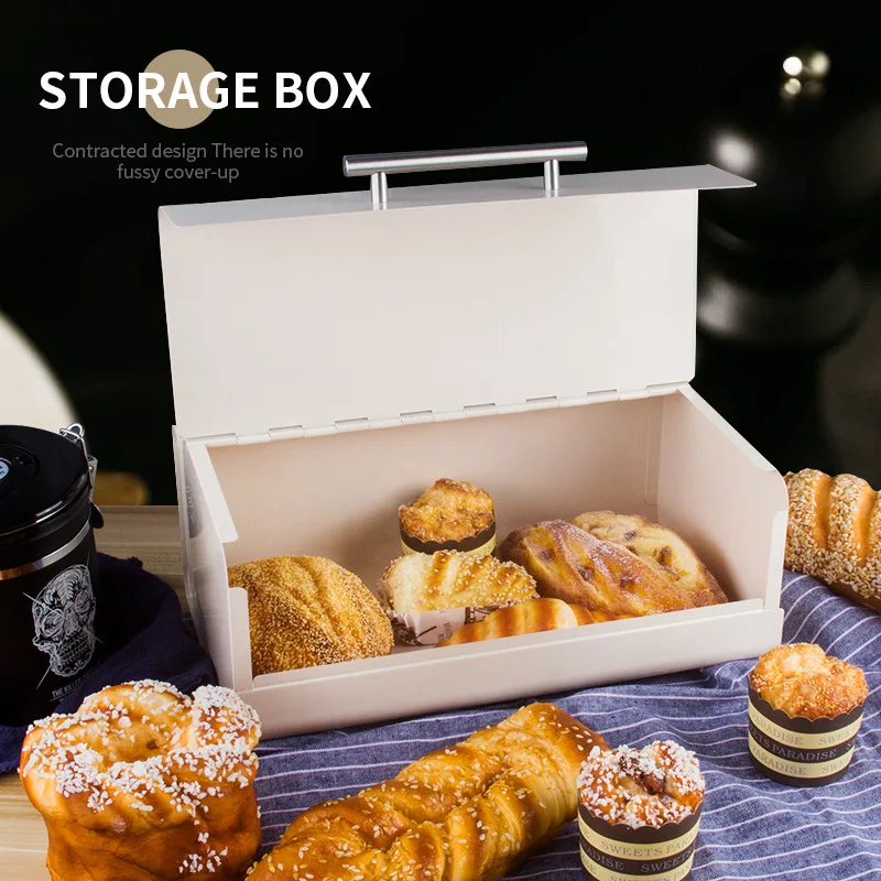 Vintage Metal Bread Box with F - Food Storage Non Toxic review and price