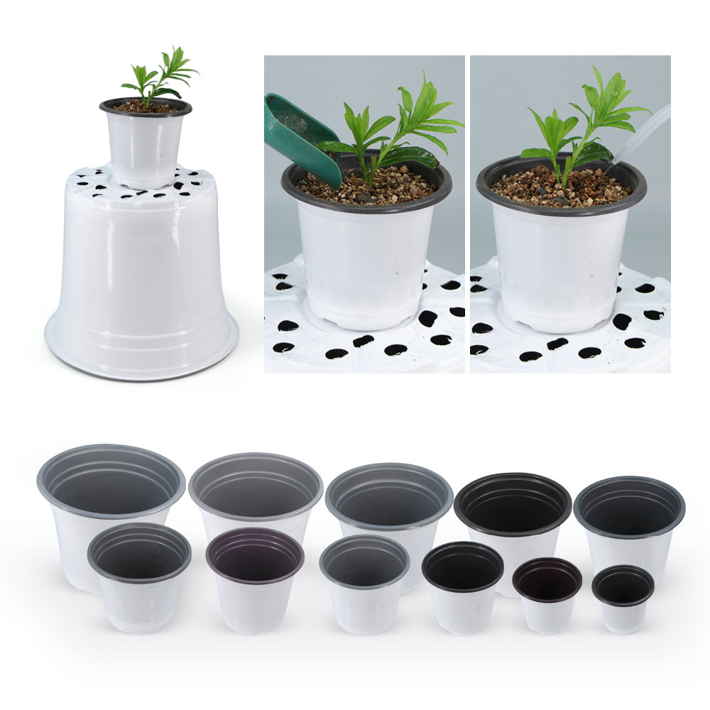 Garden White Plasticc Flowerpo - Food Storage Plants review and price