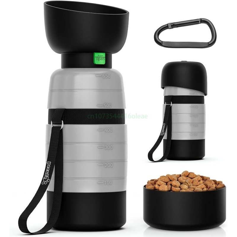 650ML Dog Water Bottle with 15 - Portion Control Container review and price