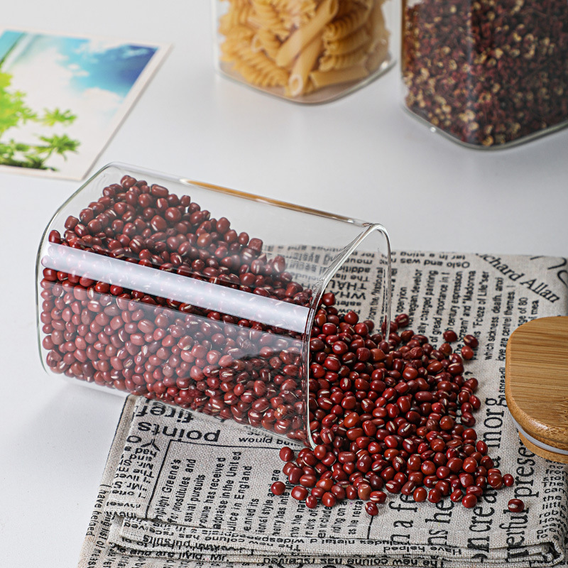 Bamboo Glass Tins Transparent  - Glass Meal Prep Container review and price