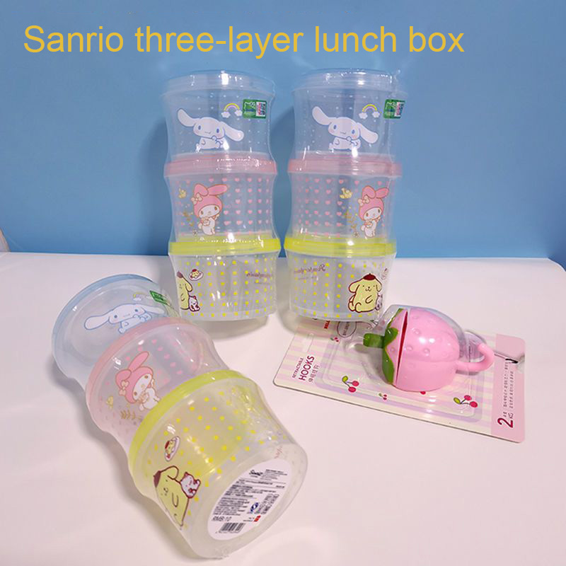 Kitty Bento Box Set 3 Pieces C - Food Storage Kitchen Container Set review and price
