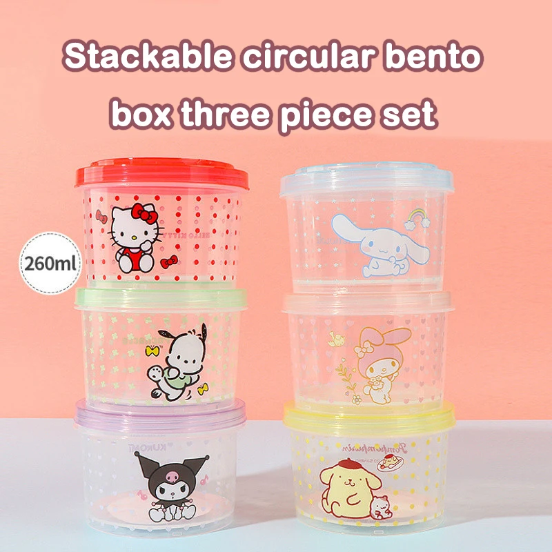 Kitty Bento Box Set 3 Pieces C - Food Storage Kitchen Container Set review and price